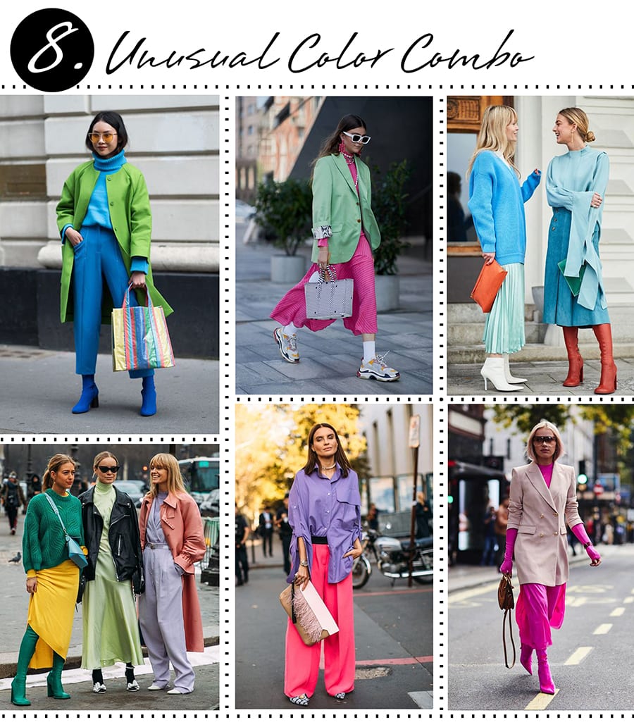 How to be Fashionable - Unusual Color Combo