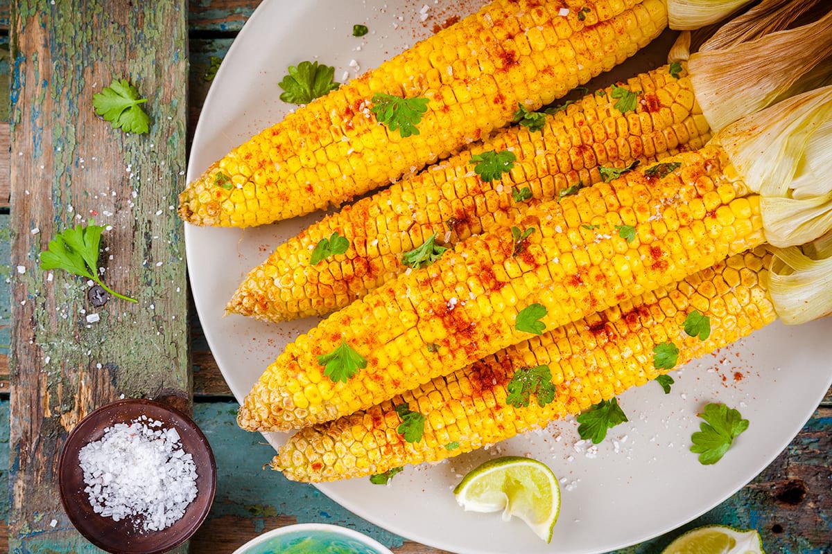 Caribbean Style Corn how to cook corn on a cob
