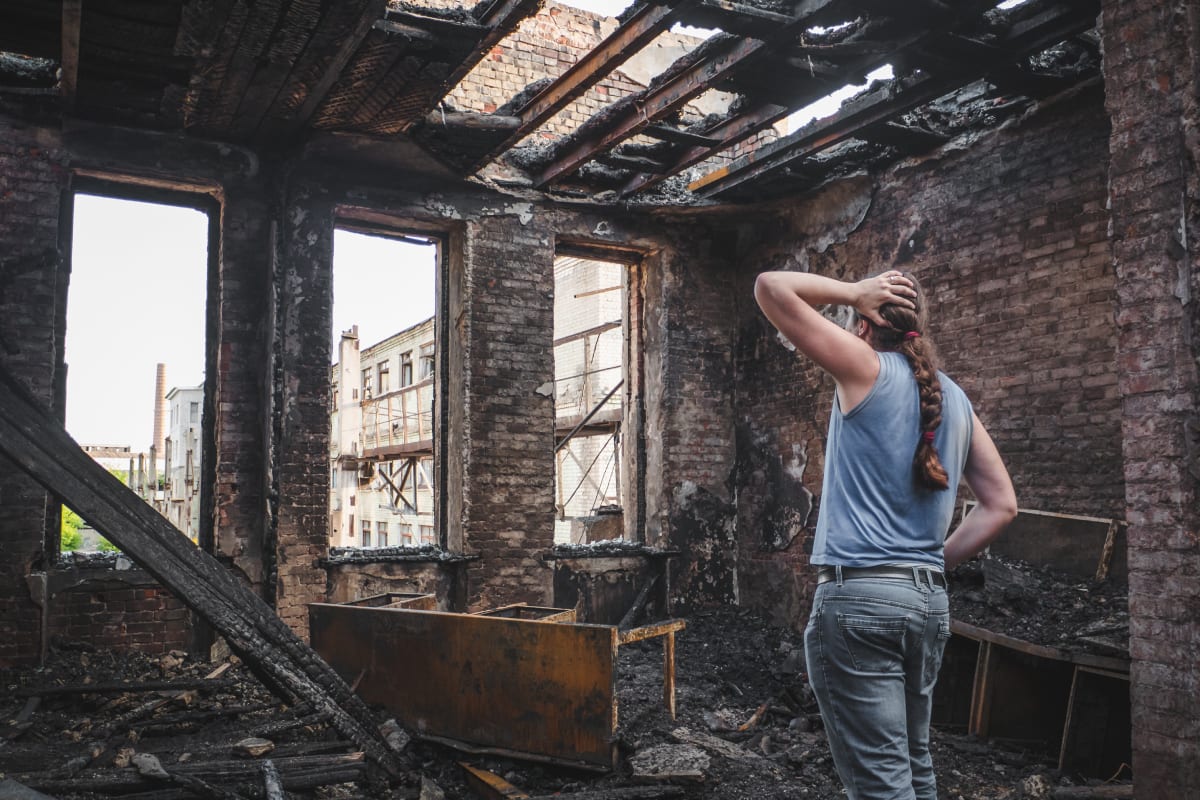 Damaged Home