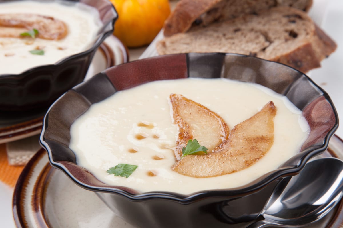 Parsnip and Pear Soup