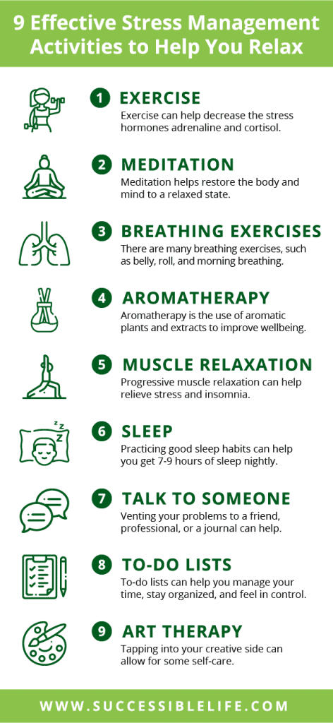 9 Effective Stress Management Activities to Help You Relax