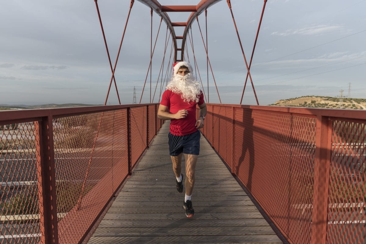 Man Jogging After Meal