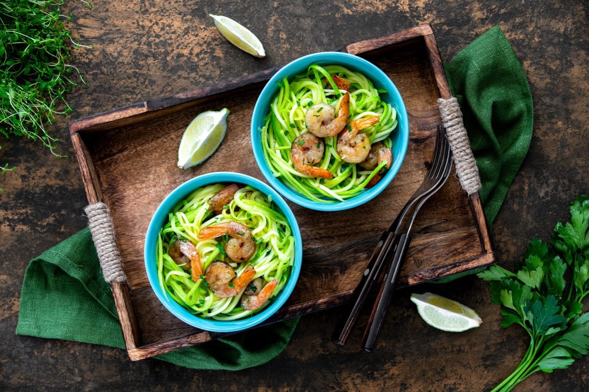 Garlic Shrimp Zoodles