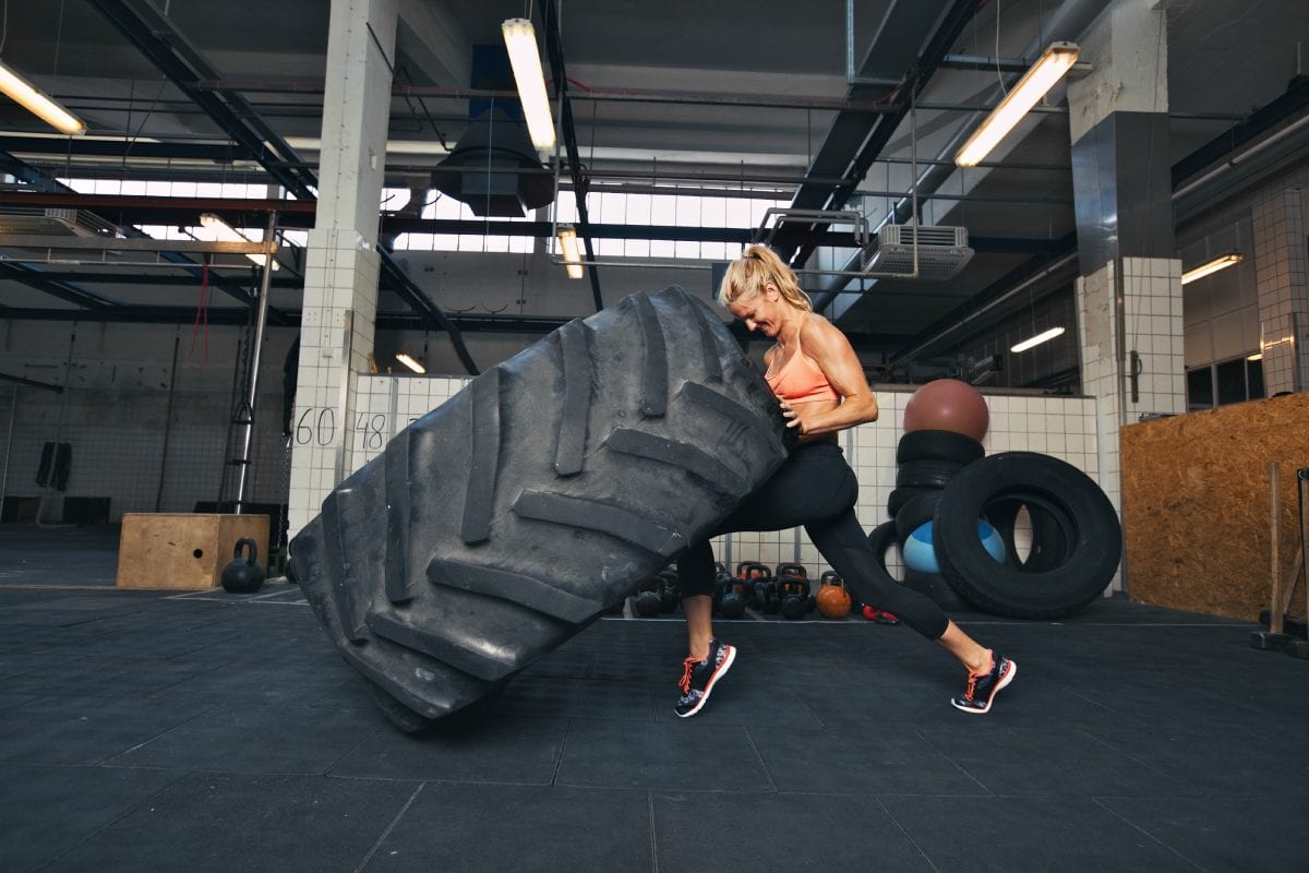 Woman Doing CrossFit