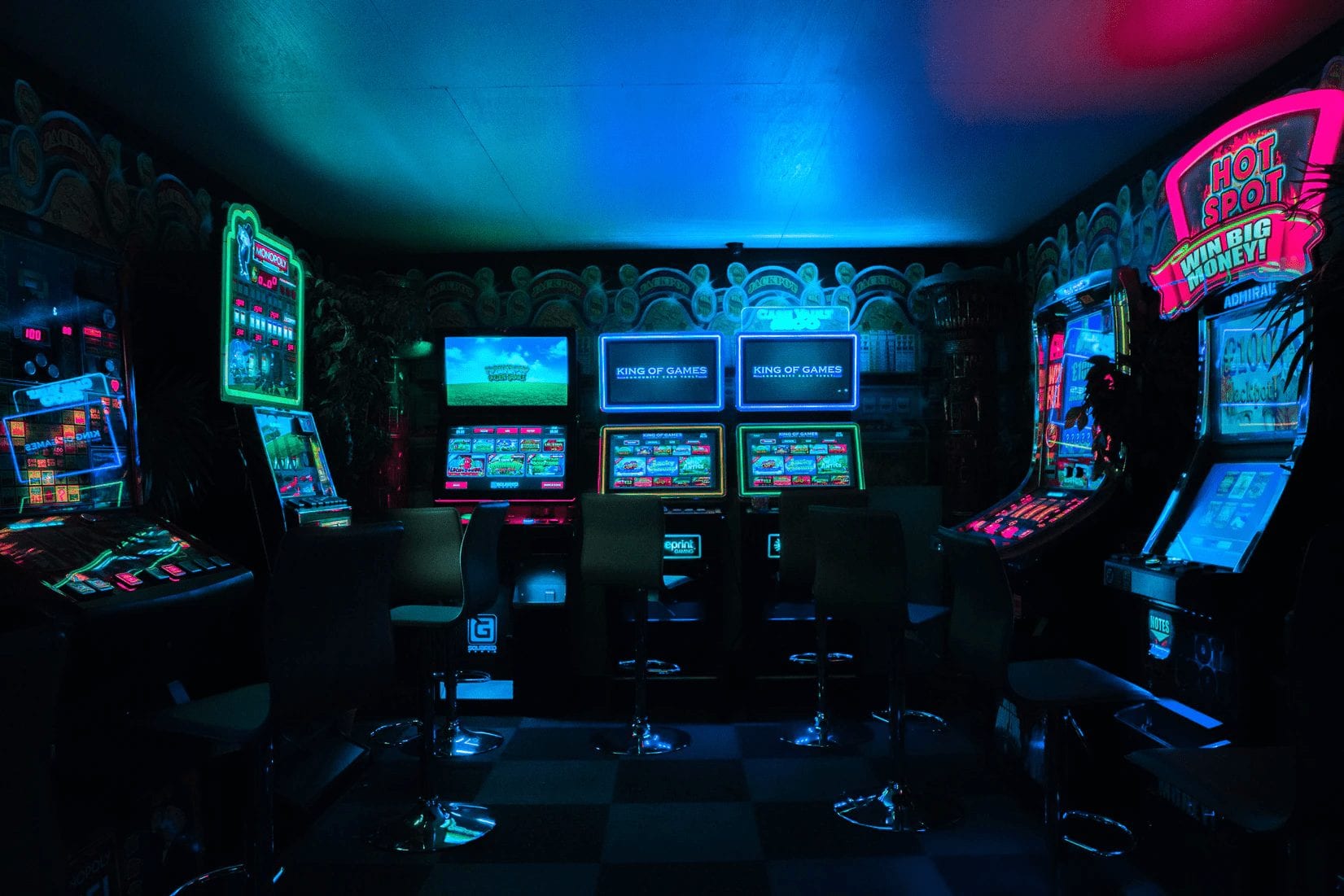 Interior of an Arcade