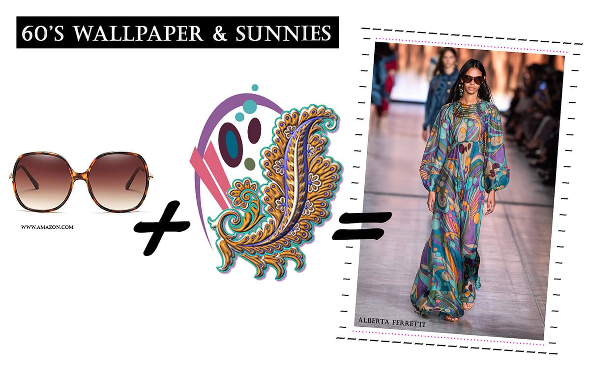 Spring Fashion Trends 2020 - 60's Wallpaper & Sunnies