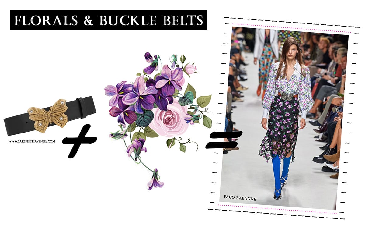 Florals & Buckle Belts
