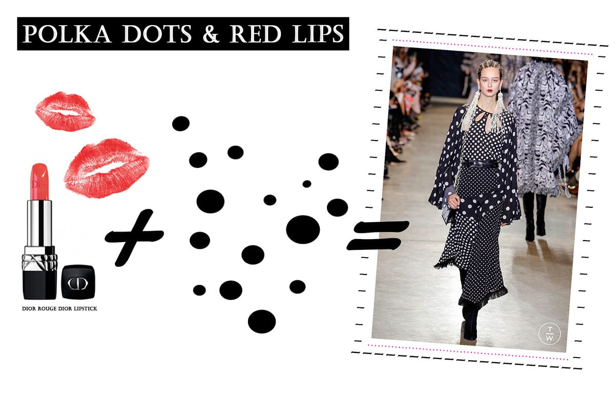 Spring Fashion Trends 2020 - Polka Dots & Red Lips