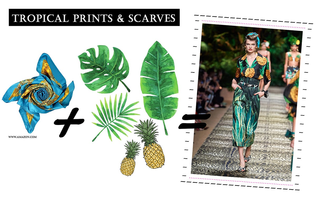 Tropical Prints & Scarves