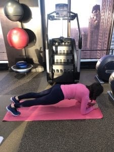 Side Hip Lifts from Forearm Plank: Step 2