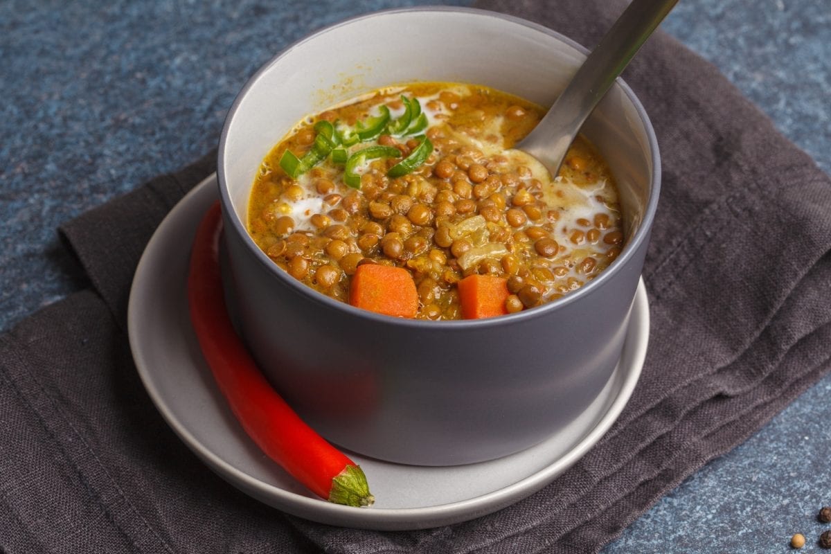 Cheap Lentil and Carrot Ginger Soup