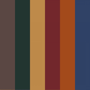 soft autumn color palette: dark muted shades