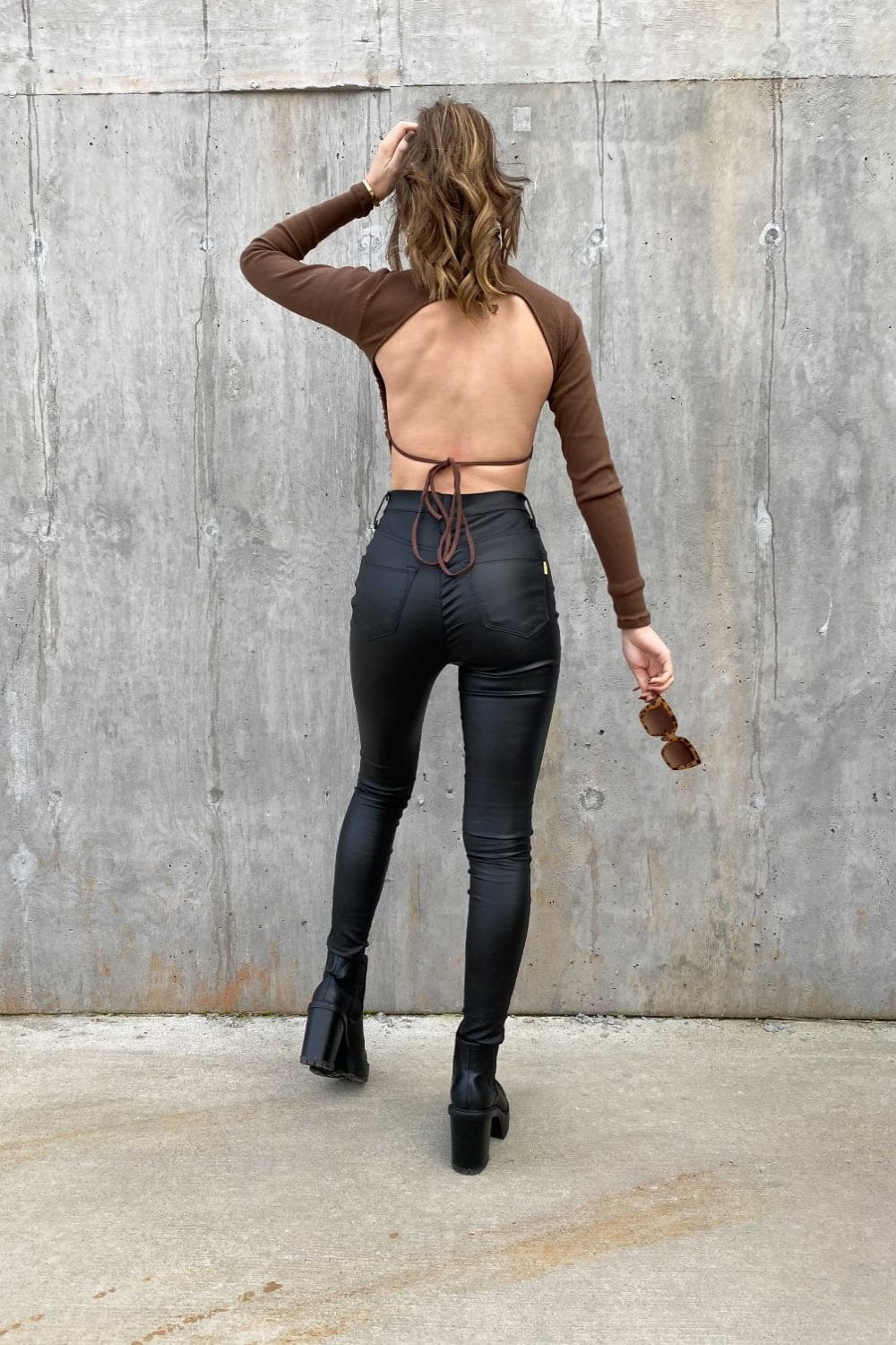 best faux leather leggings