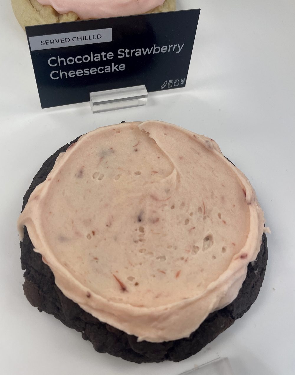 chocolate strawberry cheesecake