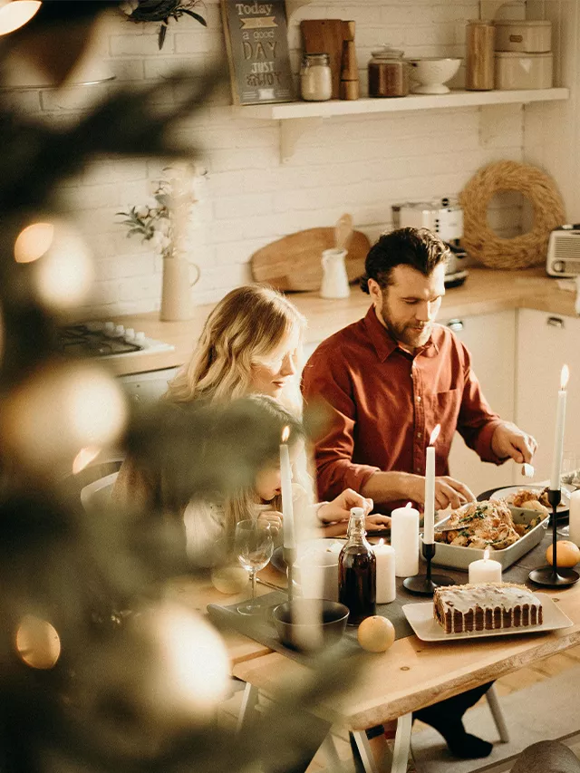 Christmas dinner for two