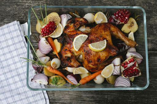 meals for aging adults roasted chicken with vegetables