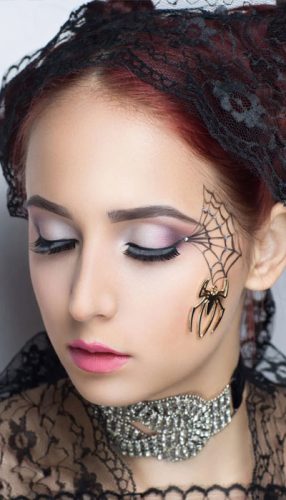 Chic Spider Web Eyeliner Tutorial Just In Time For Halloween