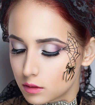 Chic Spider Web Eyeliner Tutorial Just In Time For Halloween