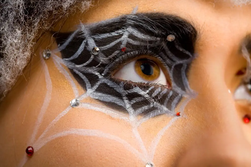 Spider Web makeup