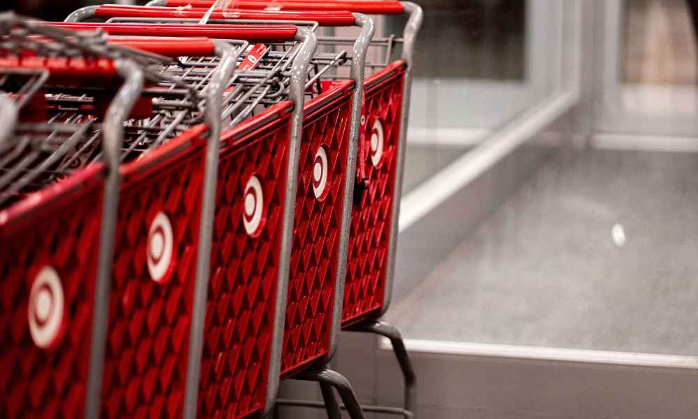 Target carts in line
