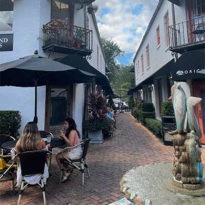 Coffee Shop With Outdoor Seating