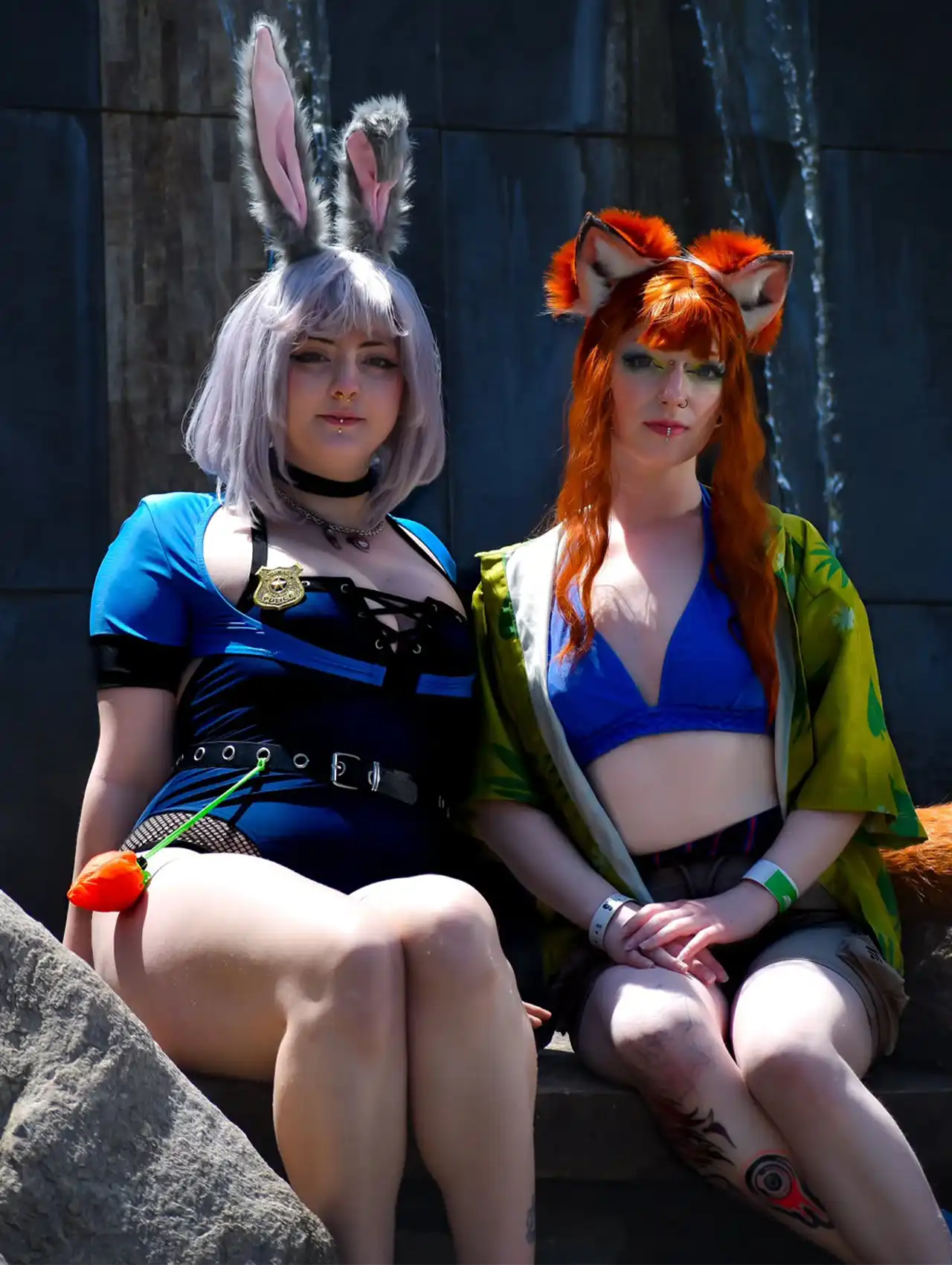 Nick Wilde and Judy Hopps Zootopia cosplay costumes, most popular halloween costumes