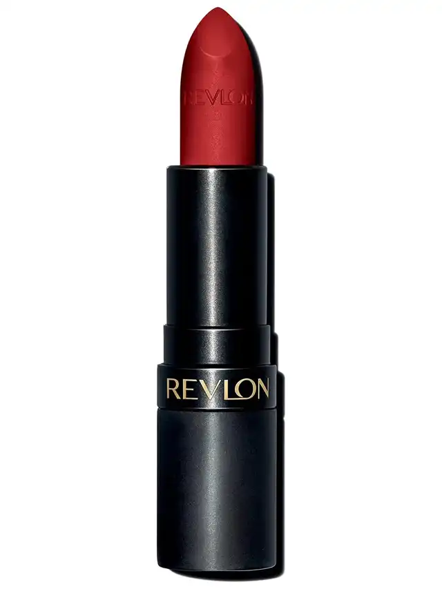 a red lipstick in a black tube