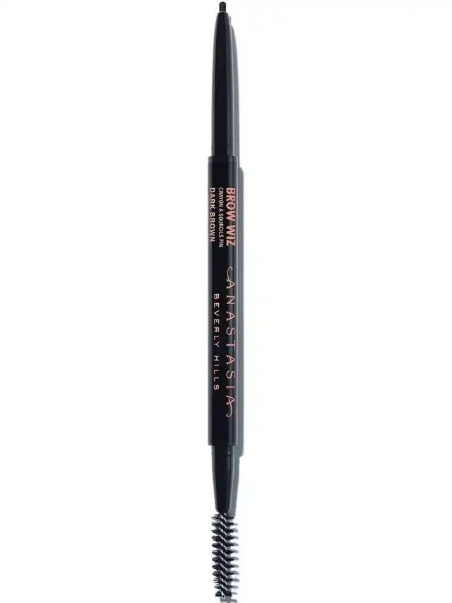 a black eyebrow pencil with a spiral on top