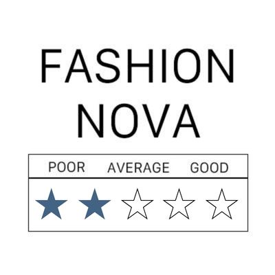 FASHION NOVA RATING 1