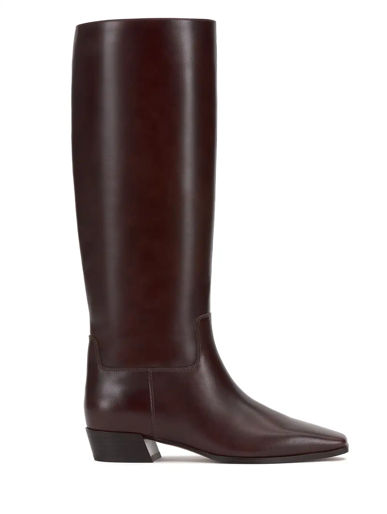 Pavla extra wide calf brown boot, one of the best over-the-knee boots for comfort.