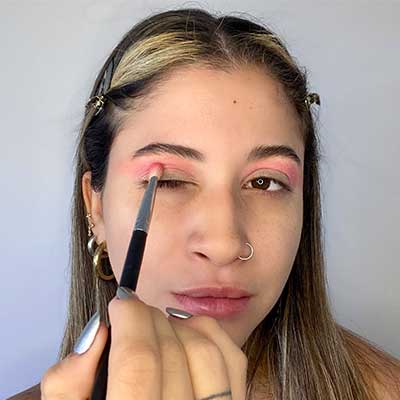 maquillaje de ojos degradado