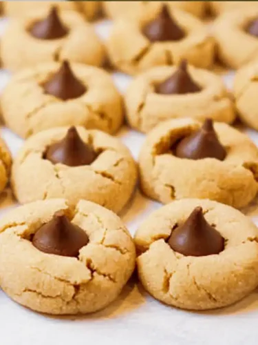 Peanut butter blossoms 1