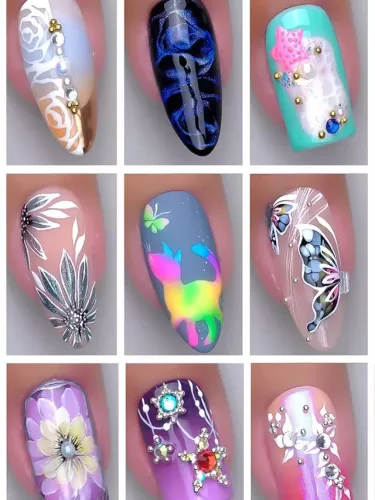 Trendy Nail Art Design