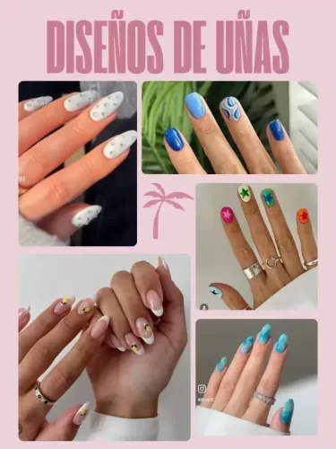 Diseños de uñas acrílicas