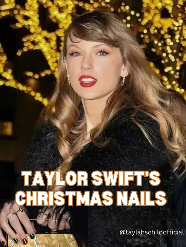 Taylor Swift’s Christmas Nails