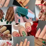 Various Christmas Nail Styles and Themes