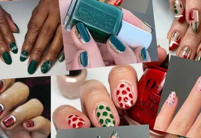 Various Christmas Nail Styles and Themes