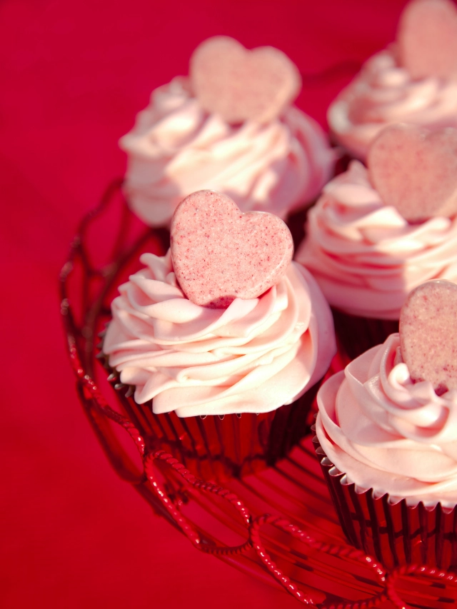 cupcakes de san valentin