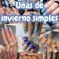 Uñas de invierno simples