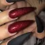 Valentines nails stiletto Bold Elegance Stiletto Nails