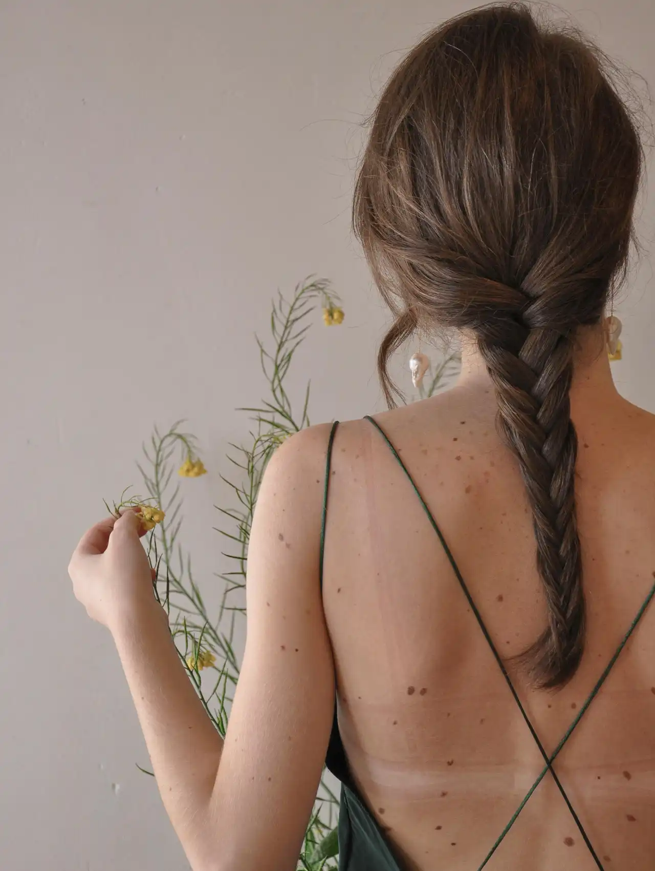 Loose fishtail braid - easy hairstyles for casual and elegant looks