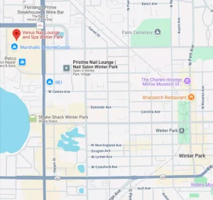 Winter park Venus Nail Lounge and Spa map